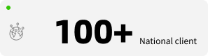 100 plus national clients