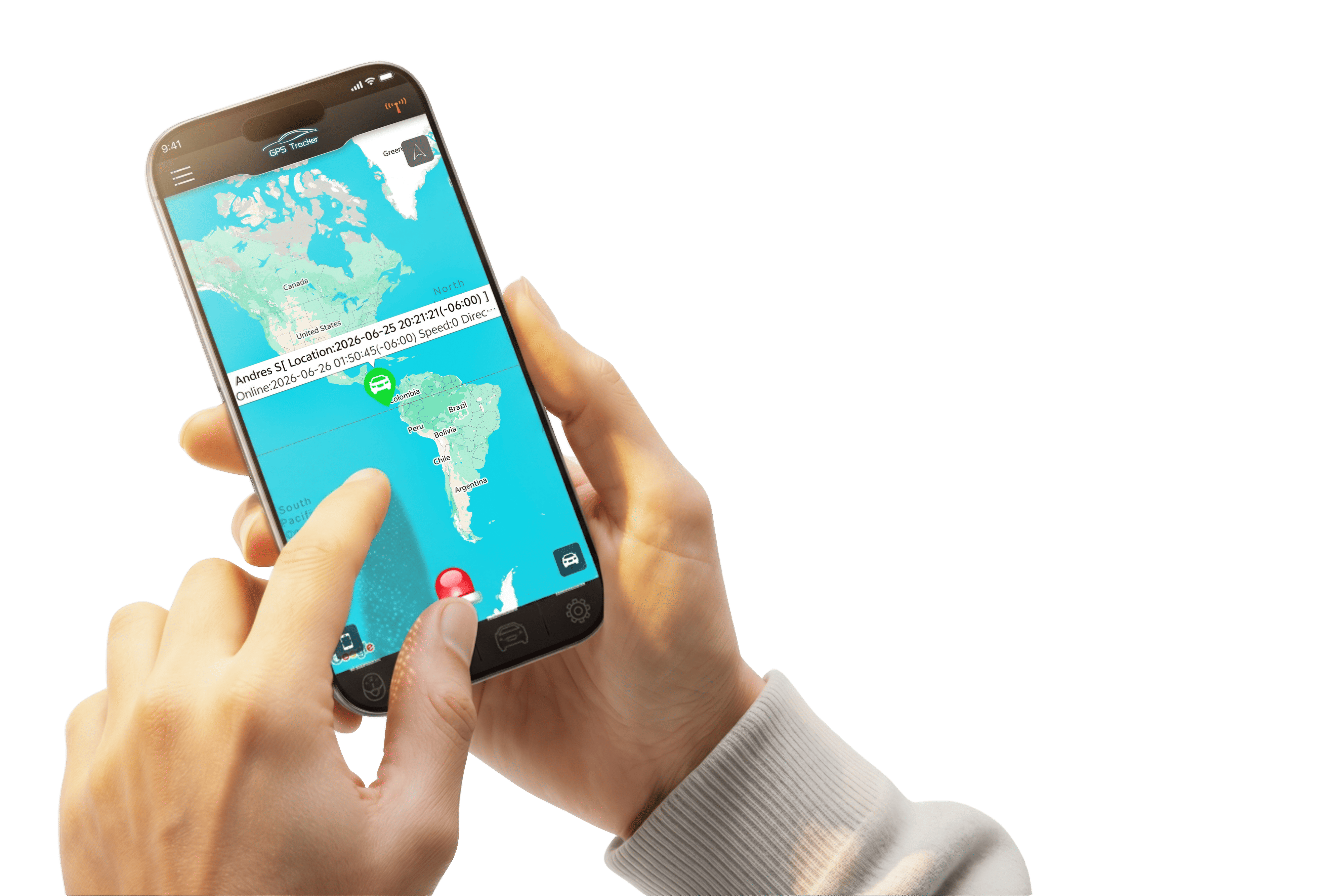 NTO GPS tracking mobile application