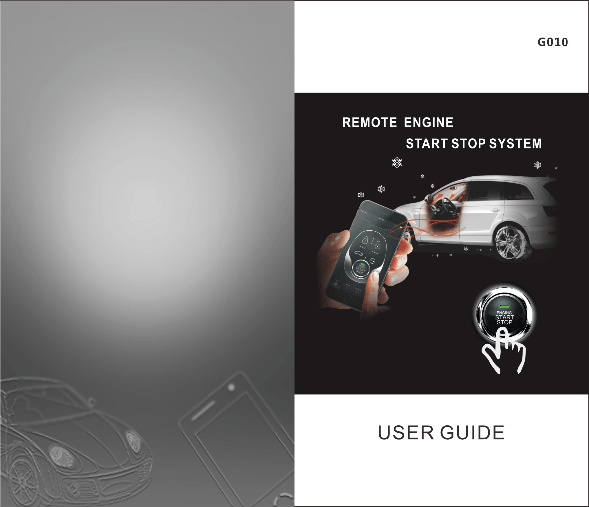 NTG10 remote engine start system user guide cover