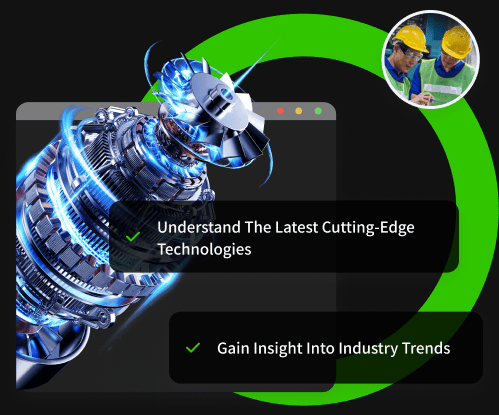 Automotive electronic technology and industry insight illustration