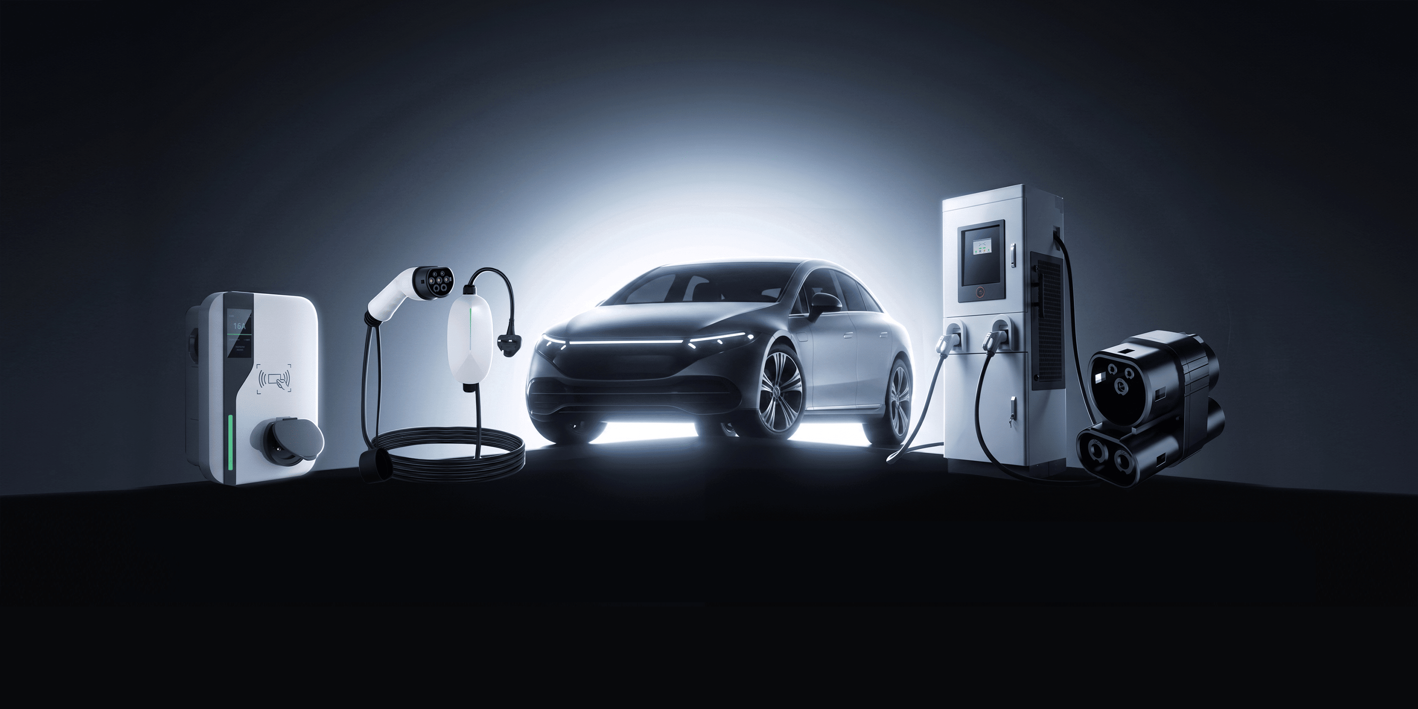 NTO electric vehicle charging stations, adapters and charging products